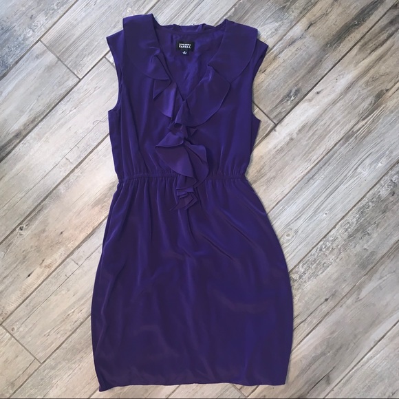 Adrianna Papell Dresses & Skirts - ADRIANNA PAPELL Ruffle Collar Midi Dress pockets